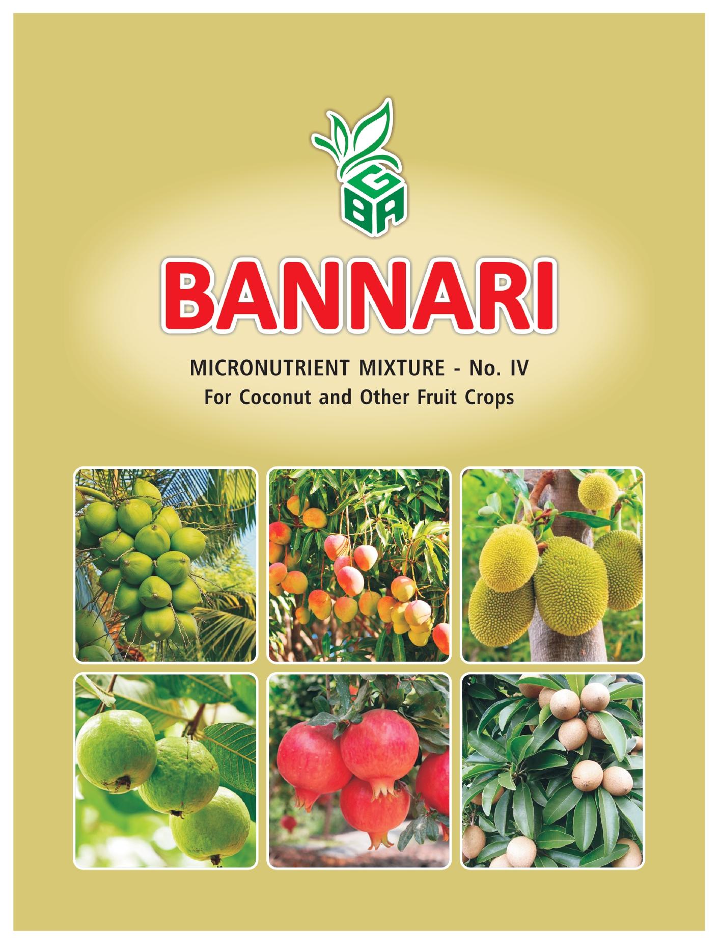 BANNARI MICRONUTRIENT MIXTURE - Coconut & Fruit crops